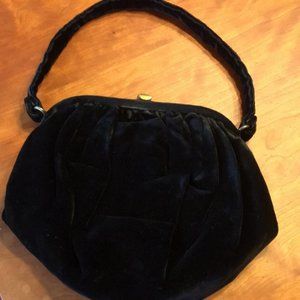 Vintage velvet purse